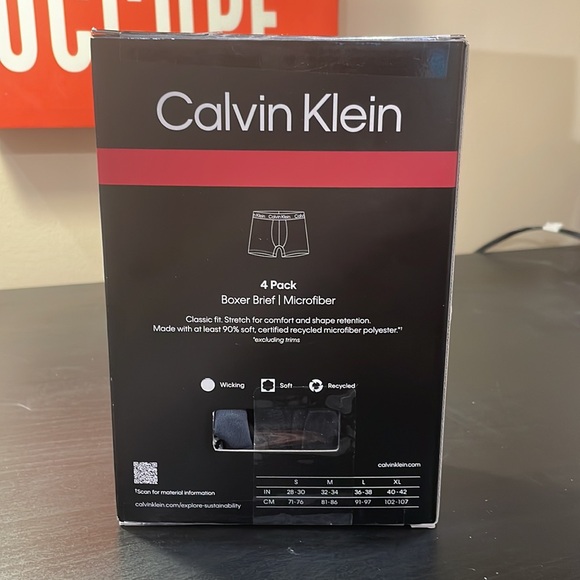 🆕Calvin Klein Boxer Brief | Microfiber x 4 - Picture 2 of 2